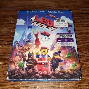 The LEGO Movie (Blu-ray/DVD, 2014, 2-Disc Set, Canadian) w/ slip cover